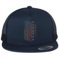 Bergara Family American Flag Flat Bill Trucker Hat