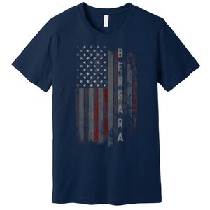 Bergara Family American Flag Premium T-Shirt