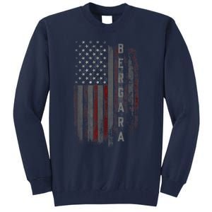 Bergara Family American Flag Tall Sweatshirt