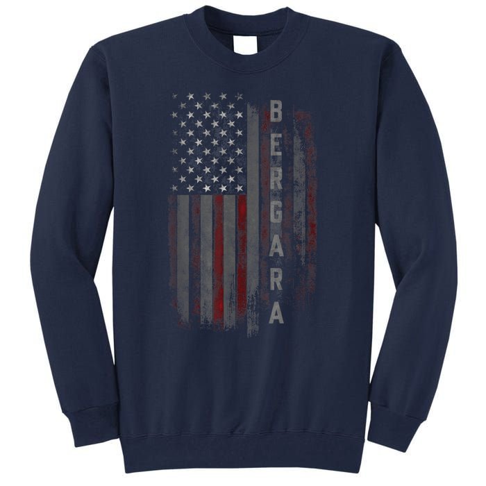 Bergara Family American Flag Tall Sweatshirt