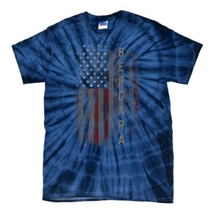 Bergara Family American Flag Tie-Dye T-Shirt