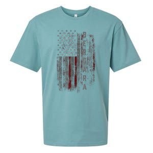 Bergara Family American Flag Sueded Cloud Jersey T-Shirt