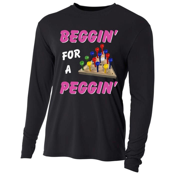 Beggin For A Peggin Cooling Performance Long Sleeve Crew