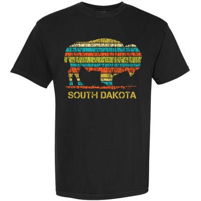 Buffalo For A South Dakota Vacation Garment-Dyed Heavyweight T-Shirt