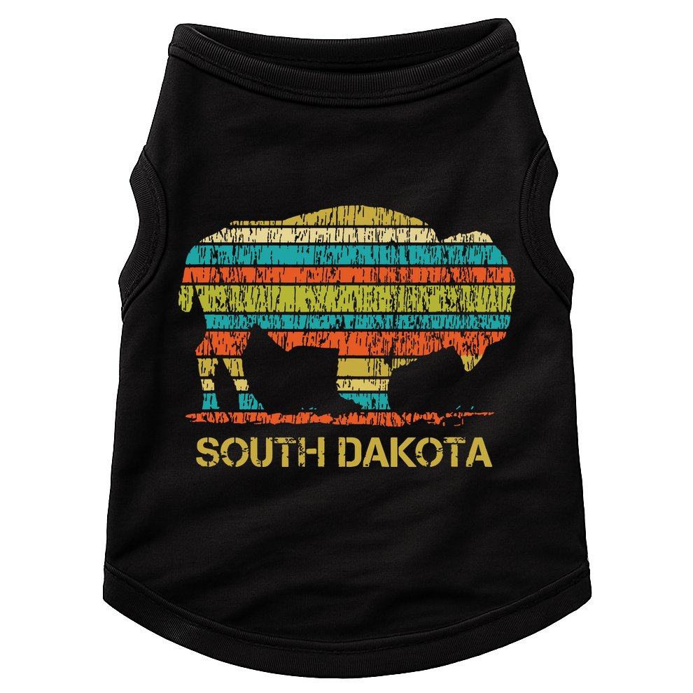 Buffalo For A South Dakota Vacation Doggie Tank