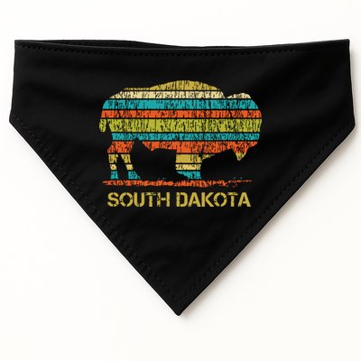 Buffalo For A South Dakota Vacation USA-Made Doggie Bandana