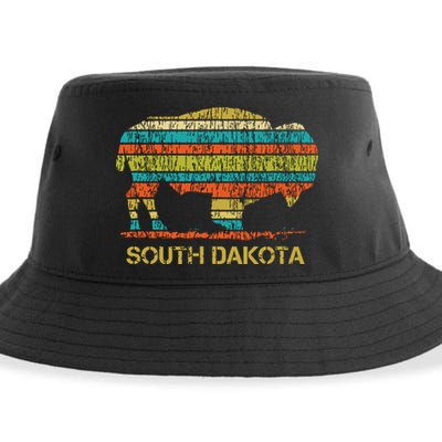 Buffalo For A South Dakota Vacation Sustainable Bucket Hat