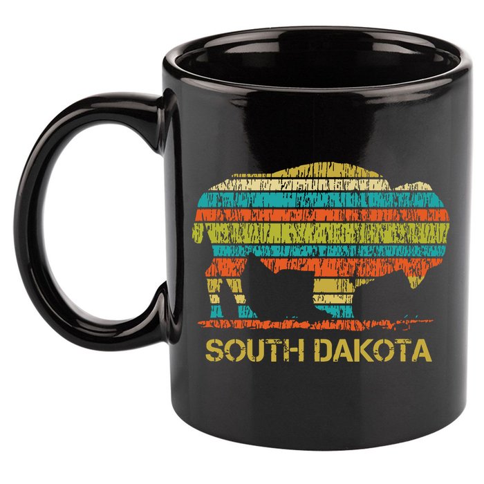 Buffalo For A South Dakota Vacation 11oz C Handle Ceramic Mug