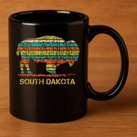 Buffalo For A South Dakota Vacation 11oz C Handle Ceramic Mug