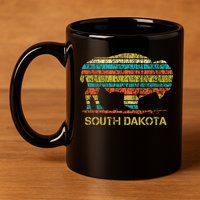Buffalo For A South Dakota Vacation 11oz C Handle Ceramic Mug