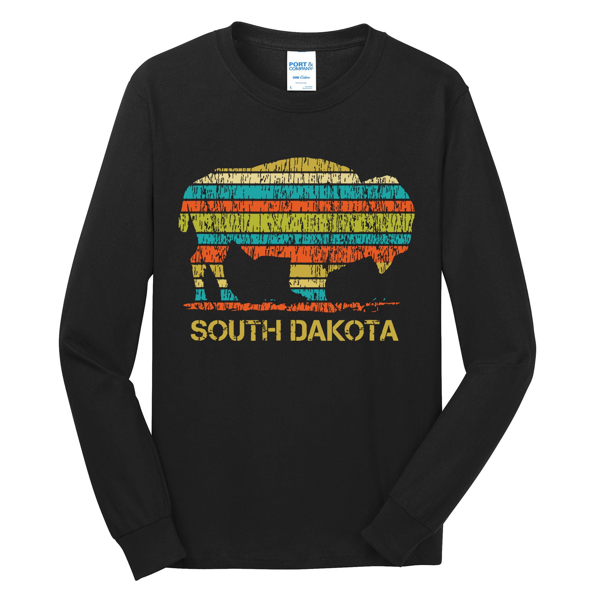 Buffalo For A South Dakota Vacation Tall Long Sleeve T-Shirt