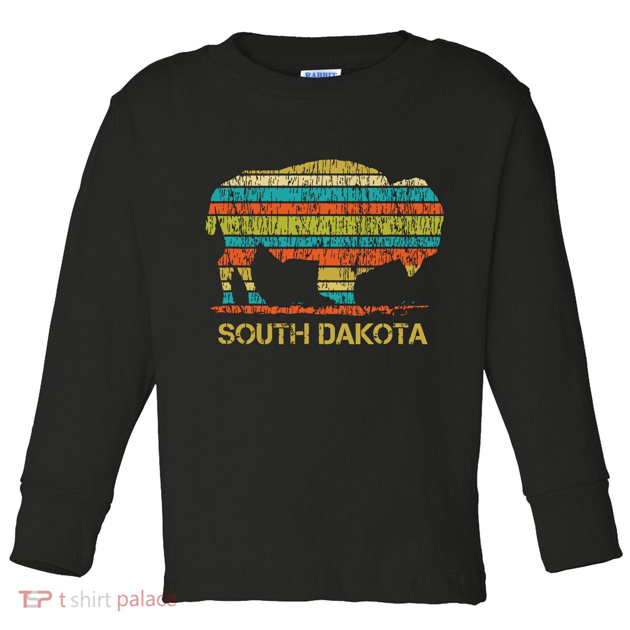 Buffalo For A South Dakota Vacation Toddler Long Sleeve Shirt
