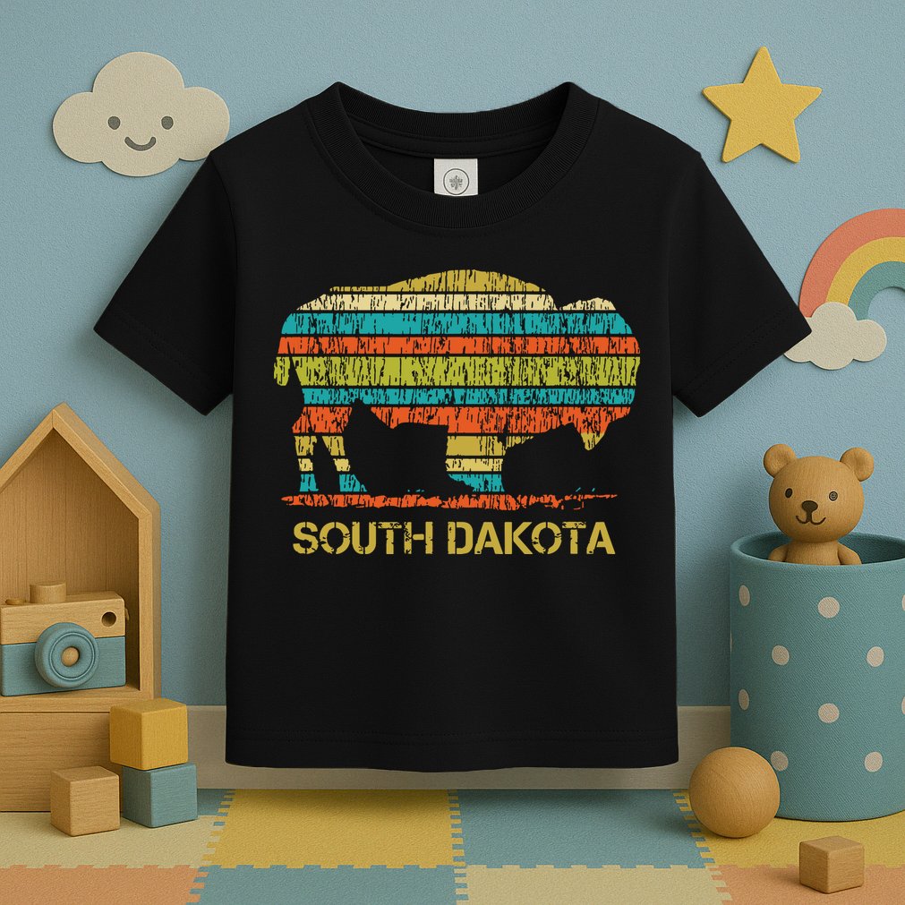 Buffalo For A South Dakota Vacation Toddler T-Shirt