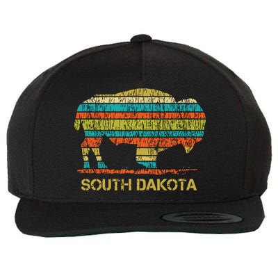 Buffalo For A South Dakota Vacation Wool Snapback Cap