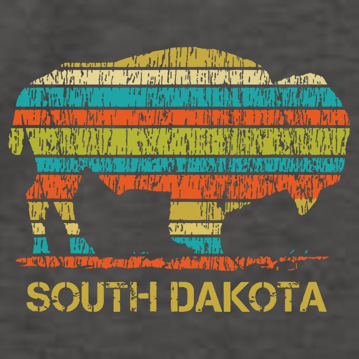 Buffalo For A South Dakota Vacation Vector Backpack