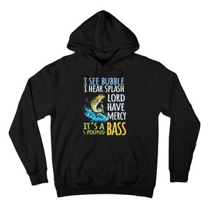 Bass Fishing Angling Sport Black Bass Fish Hoodie