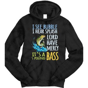 Bass Fishing Angling Sport Black Bass Fish Tie Dye Hoodie