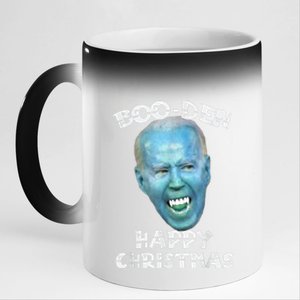 BooDen Funny Anti Biden Halloween Costume 11oz Black Color Changing Mug