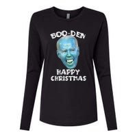 BooDen Funny Anti Biden Halloween Costume Womens Cotton Relaxed Long Sleeve T-Shirt