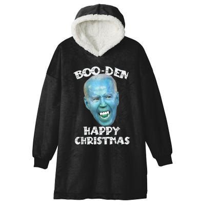 BooDen Funny Anti Biden Halloween Costume Hooded Wearable Blanket