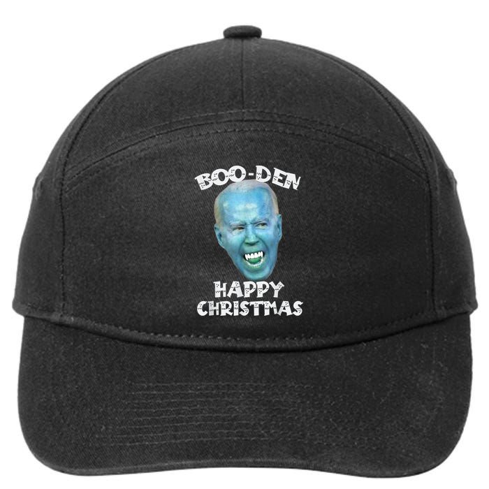 BooDen Funny Anti Biden Halloween Costume 7-Panel Snapback Hat