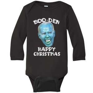 BooDen Funny Anti Biden Halloween Costume Baby Long Sleeve Bodysuit