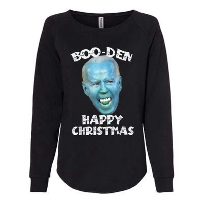 BooDen Funny Anti Biden Halloween Costume Womens California Wash Sweatshirt