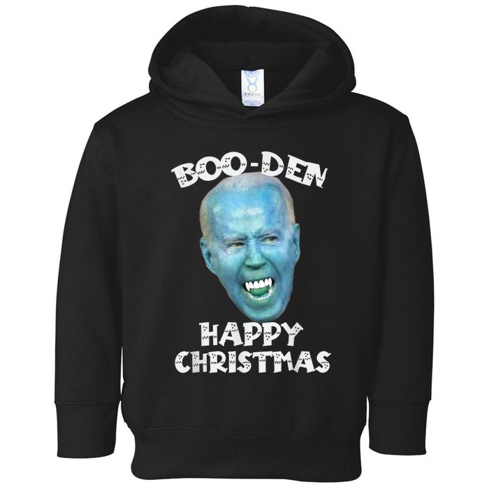 BooDen Funny Anti Biden Halloween Costume Toddler Hoodie