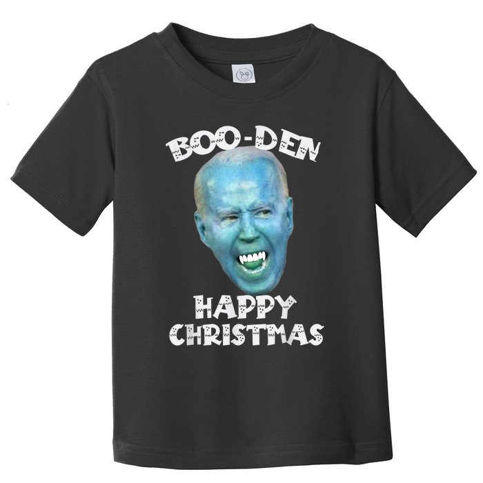 BooDen Funny Anti Biden Halloween Costume Toddler T-Shirt