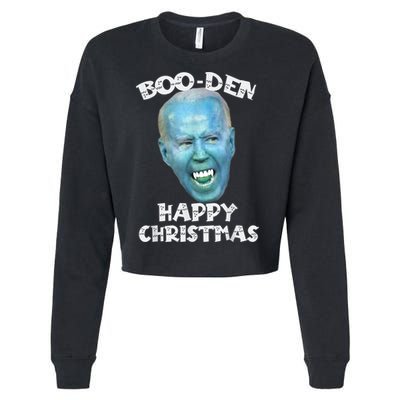 BooDen Funny Anti Biden Halloween Costume Cropped Pullover Crew