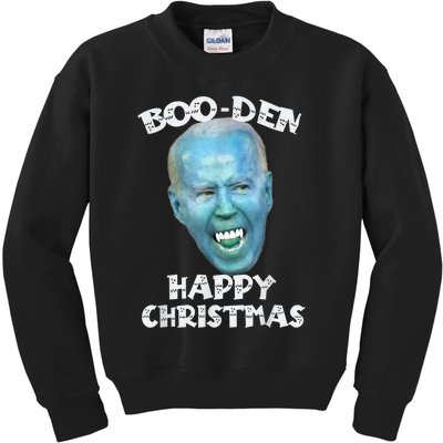 BooDen Funny Anti Biden Halloween Costume Kids Sweatshirt