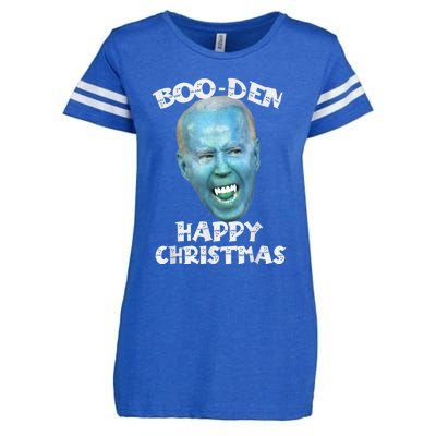 BooDen Funny Anti Biden Halloween Costume Enza Ladies Jersey Football T-Shirt