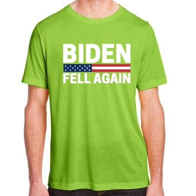 Biden Fell Again Funny Joe Biden Adult ChromaSoft Performance T-Shirt