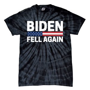 Biden Fell Again Funny Joe Biden Tie-Dye T-Shirt