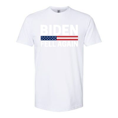 Biden Fell Again Funny Joe Biden Softstyle® CVC T-Shirt