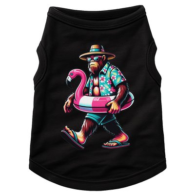 Bigfoot Flamingo Aloha Pool Party Hawaiian Party Doggie Tank