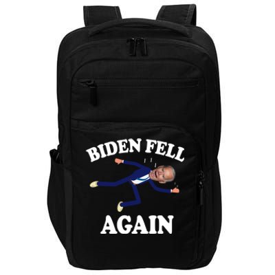 Biden Fell Again Funny Joe Biden Impact Tech Backpack