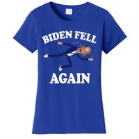 Biden Fell Again Funny Joe Biden Women's T-Shirt