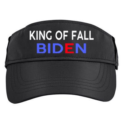 king of fall biden biden fell again funny academy graduation Adult Drive Performance Visor