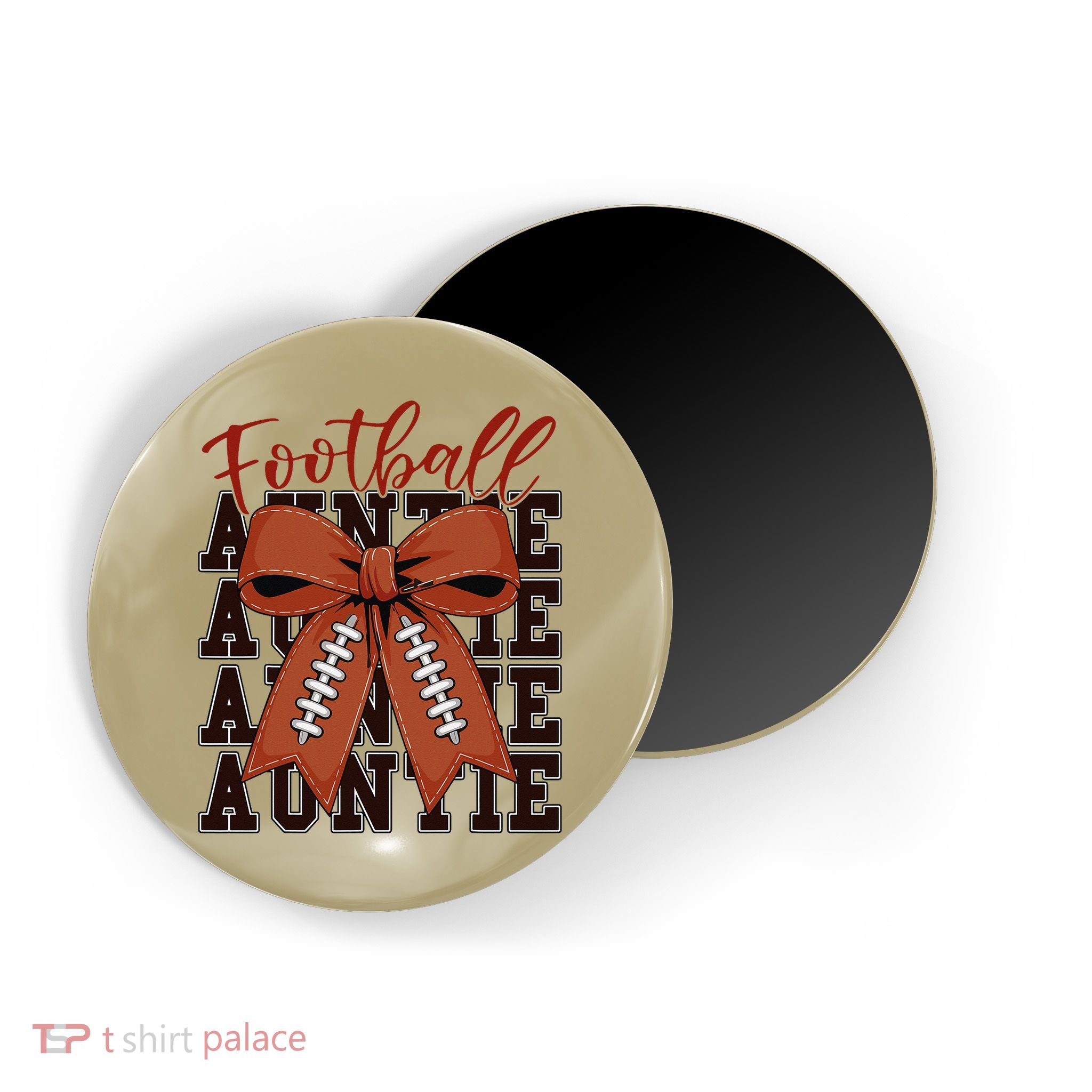 Baby Football Auntie Coquette Bow Cute Mom Teen Girl Magnet