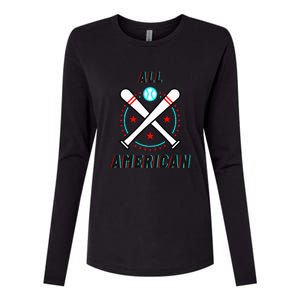 Baseball Fan Apparel, Baseball Mom, Baseball Dad Womens Cotton Relaxed Long Sleeve T-Shirt