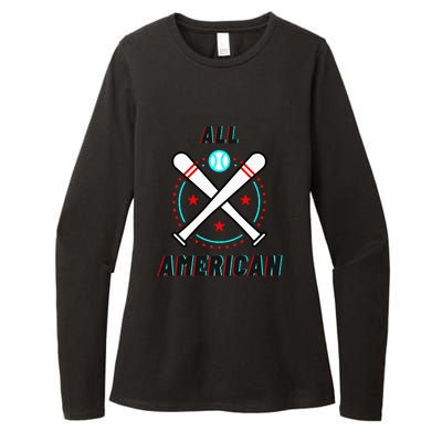 Baseball Fan Apparel, Baseball Mom, Baseball Dad Womens CVC Long Sleeve Shirt