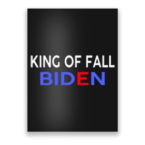 king of fall biden biden fell again funny academy graduation Poster