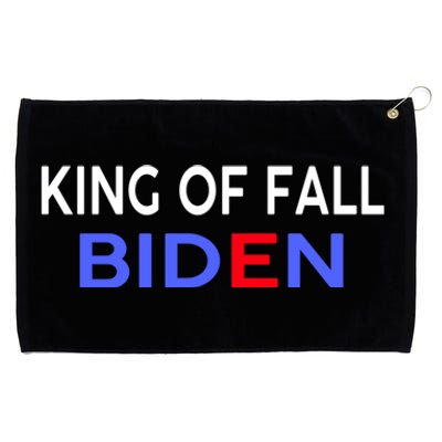 king of fall biden biden fell again funny academy graduation Grommeted Golf Towel