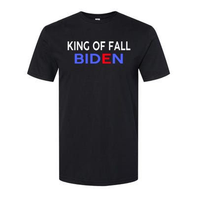 king of fall biden biden fell again funny academy graduation Softstyle® CVC T-Shirt