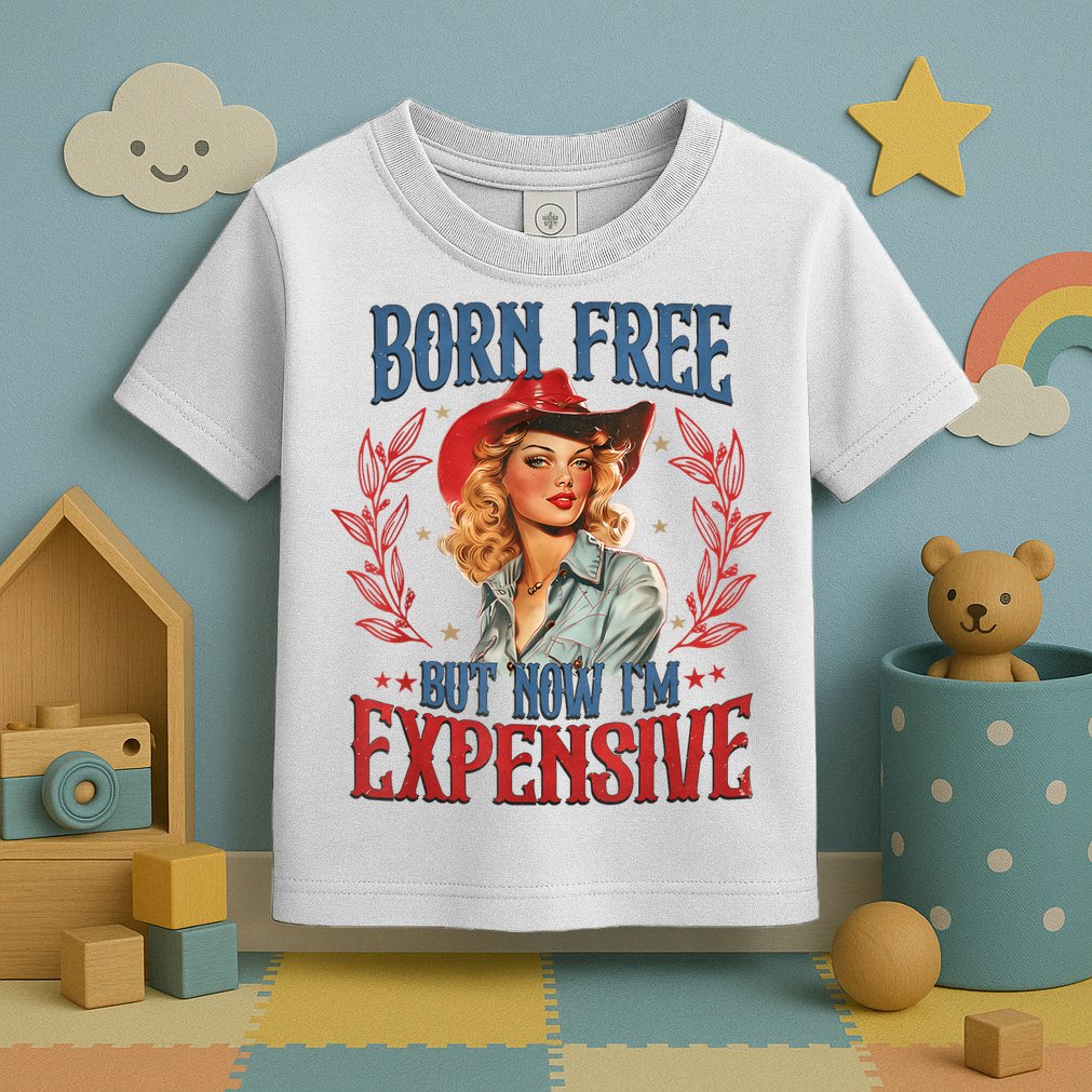 Born Free But Now I’M Expensive Toddler T-Shirt