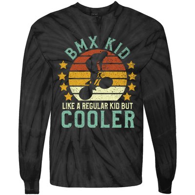 Bmx | Funny Bmx Trick Freestyle Bike Rider Gift Tie-Dye Long Sleeve Shirt