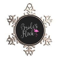 Brides Flock Bridal Party Flamingo Theme Bachelorette Party Metallic Star Ornament