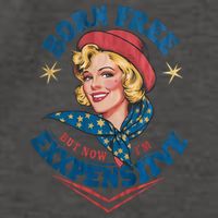 Born Free But Now Im Expensive Funny Fourth Of July 4th Of July Vector Backpack