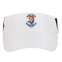 Born Free But Now Im Expensive Funny Fourth Of July 4th Of July Adult Drive Performance Visor